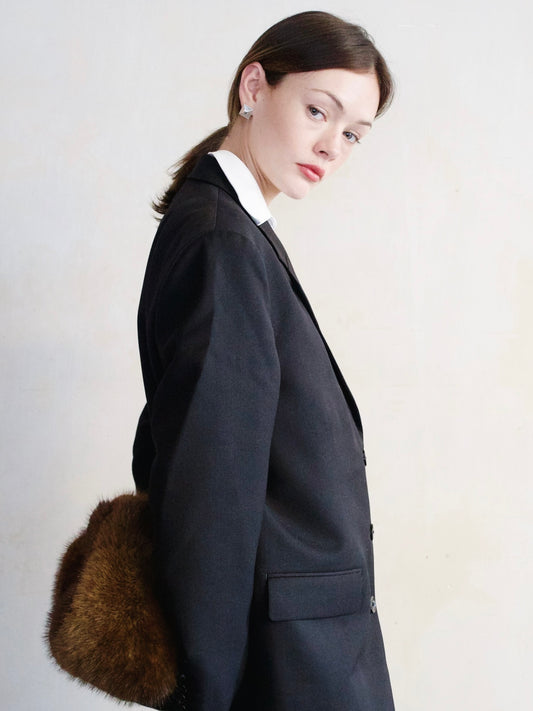 Small delicate statement earrings perfect for a Scandinavian look with a twist.